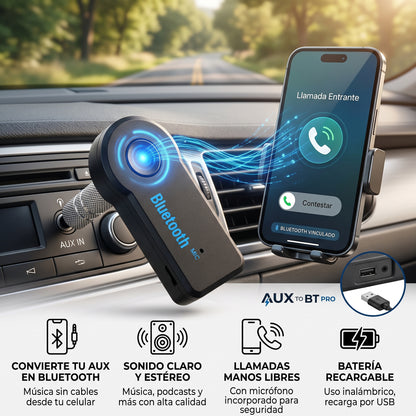 Vuelve tu radio a Bluetooth con este receptor AUX